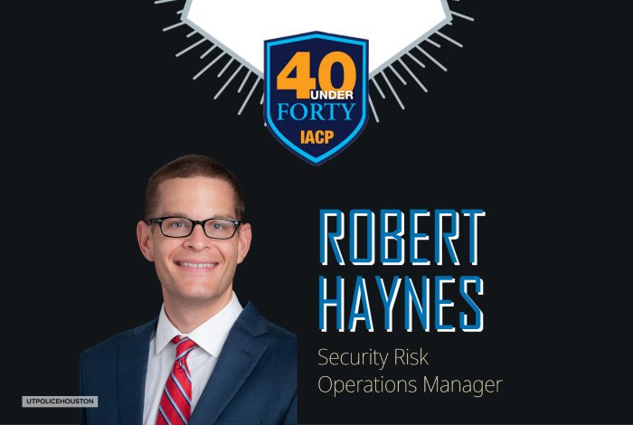 Robert Haynes Named One of IACP’s 40 Under 40